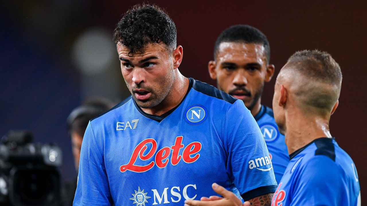 Andrea Petagna pensieroso