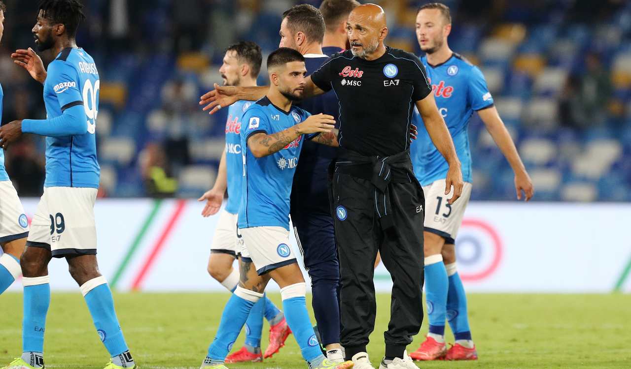 Spalletti abbraccia Insigne