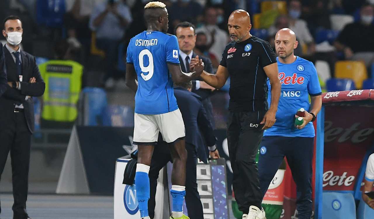 Spalletti dà la mano ad Osimhen