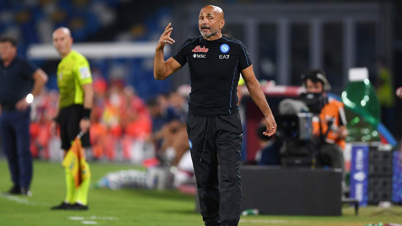 Luciano Spalletti a bordocampo