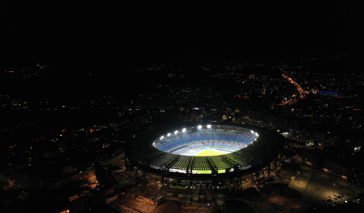 Stadio Maradona di notte