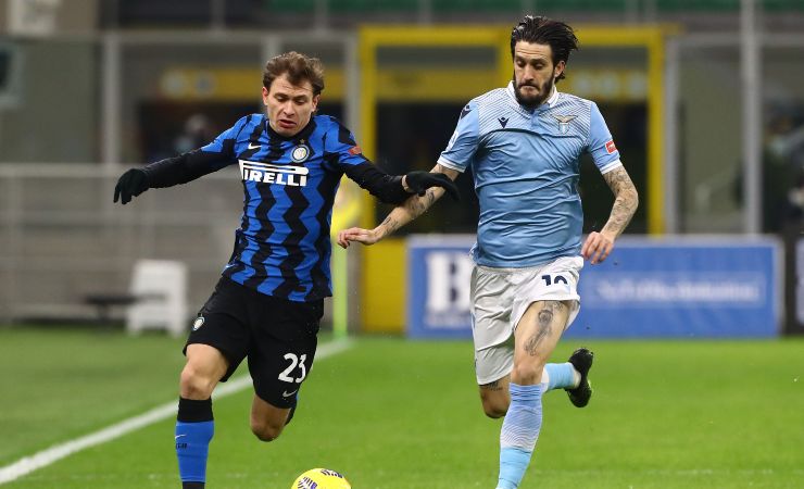 Azione di gioco in Inter-Lazio