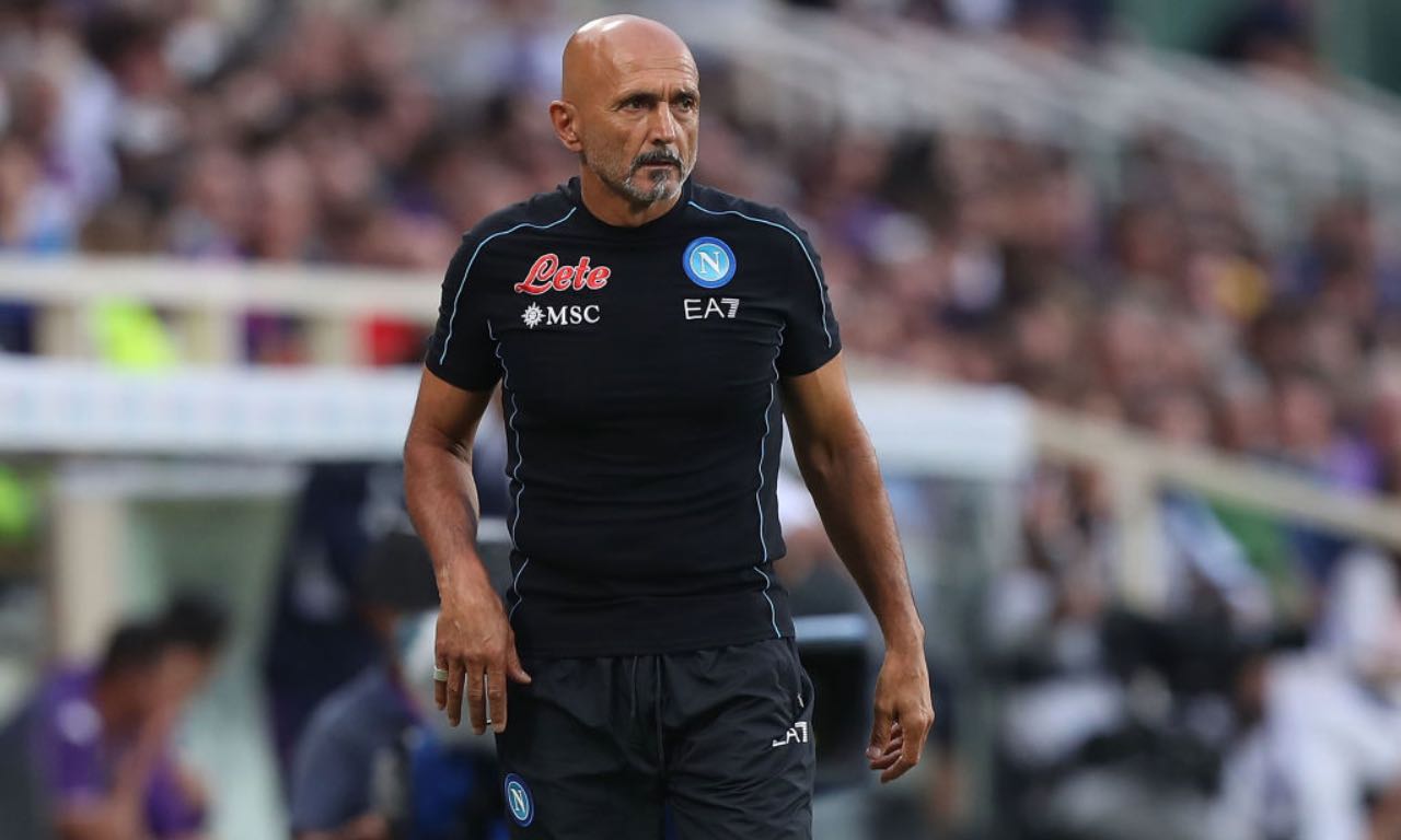 Spalletti in Fiorentina-Napoli 