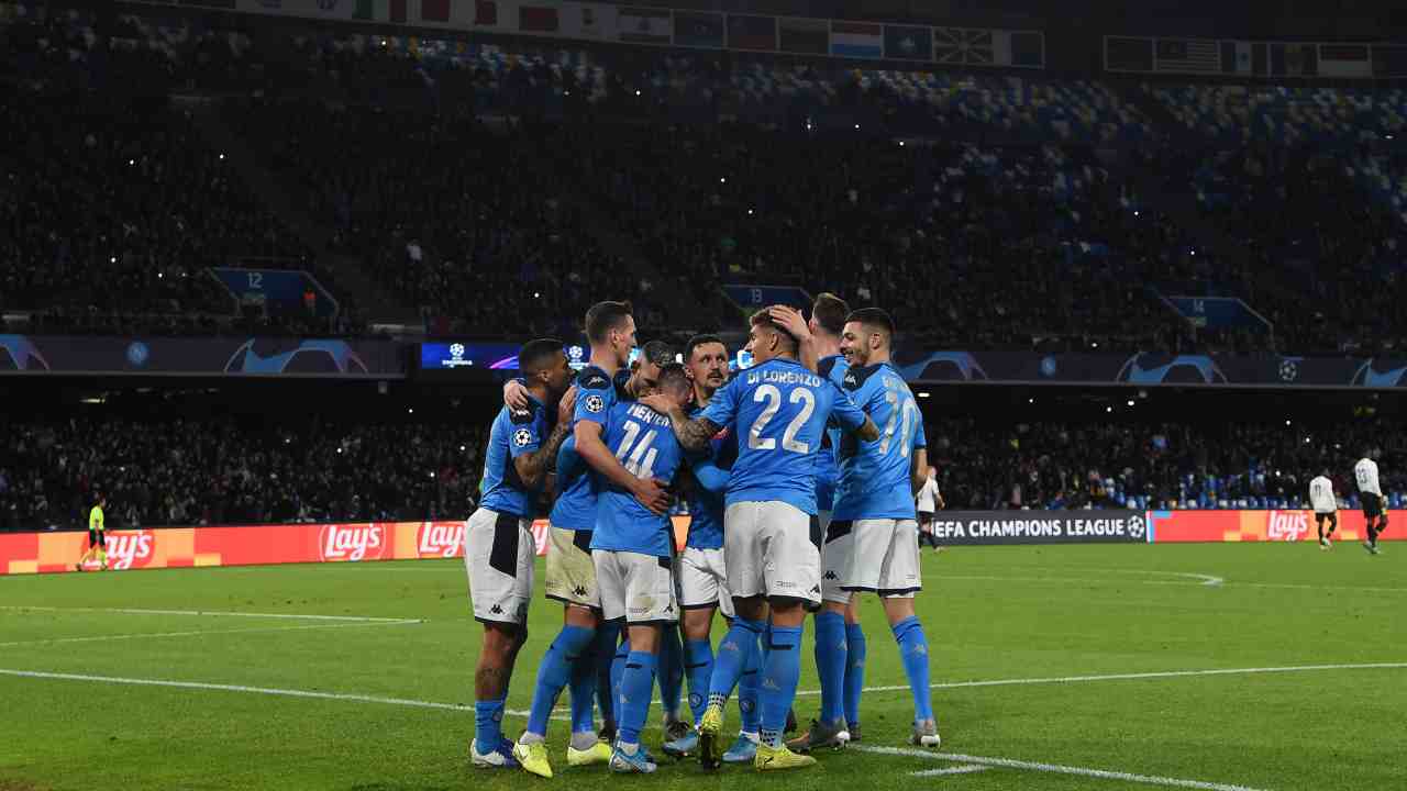 I calciatori del Napoli in Champions League 