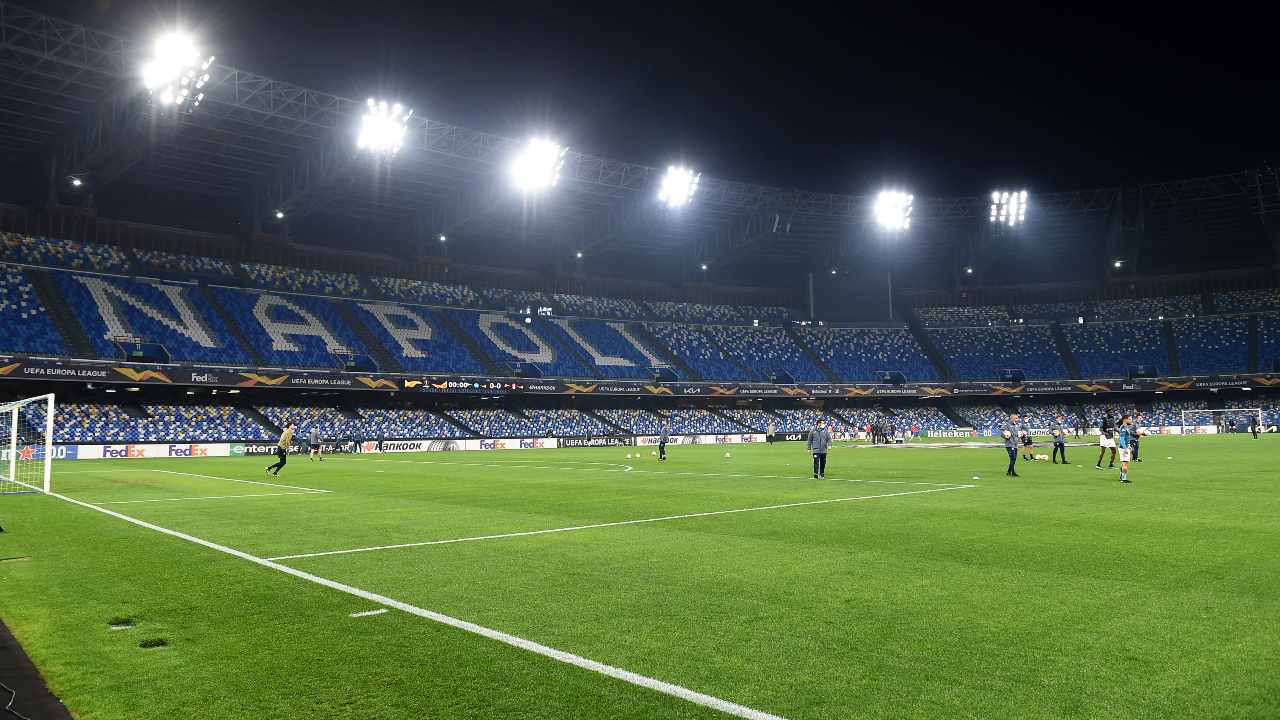 Lo stadio Maradona di Napoli