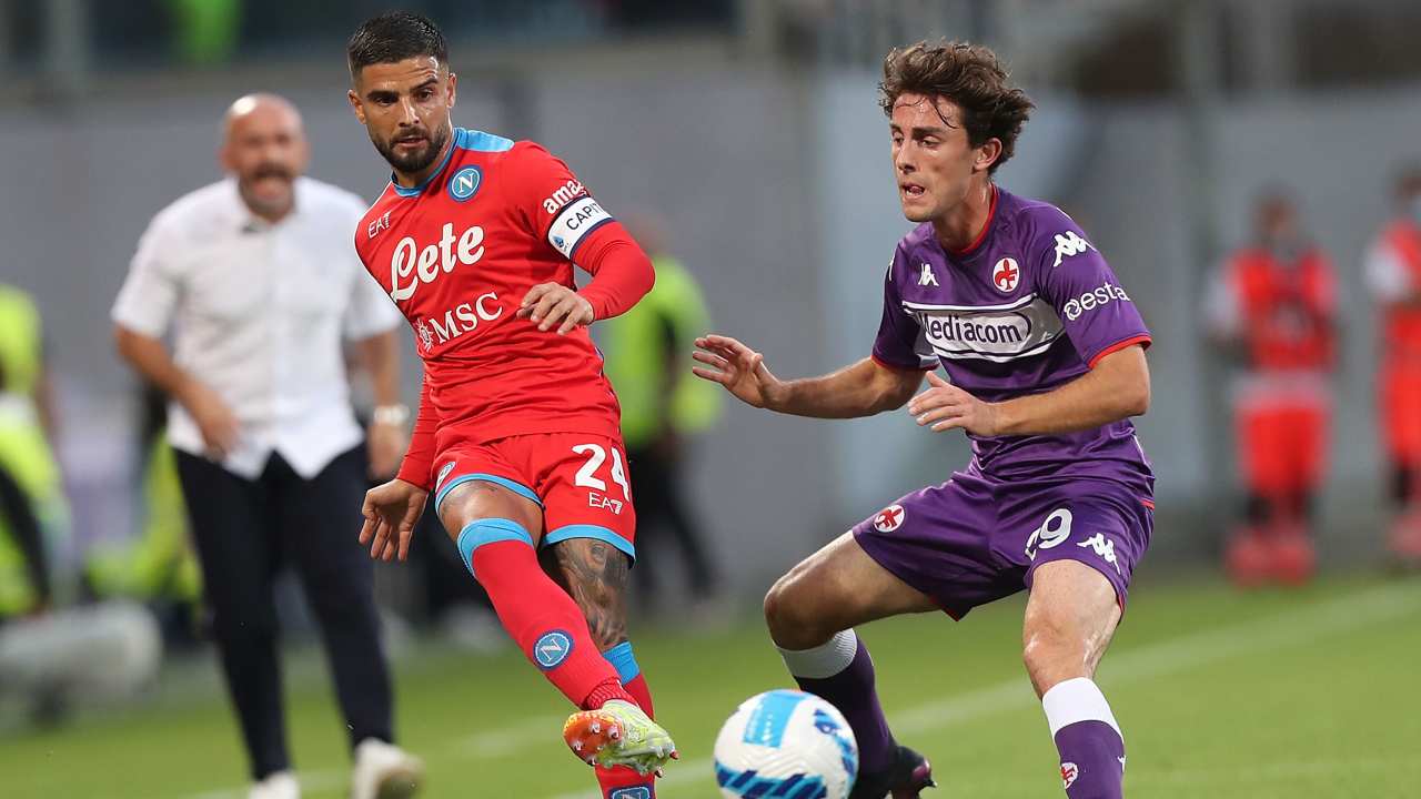 Lorenzo Insigne in Fiorentina-Napoli