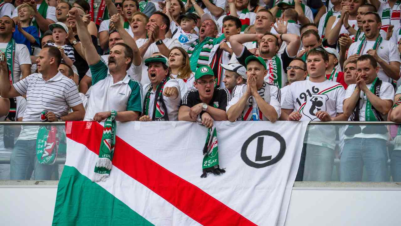 Tifosi del Legia Varsavia