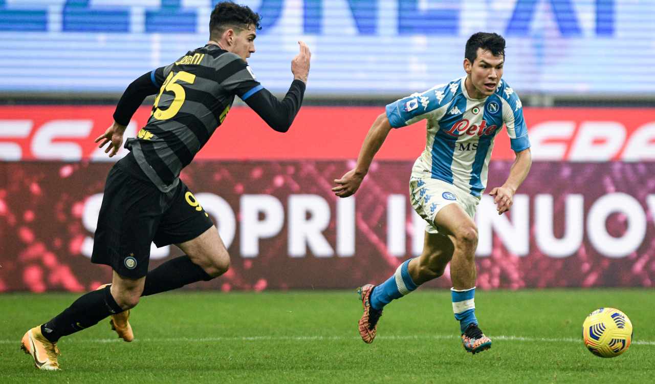 Inter Napoli Bastoni Lozano