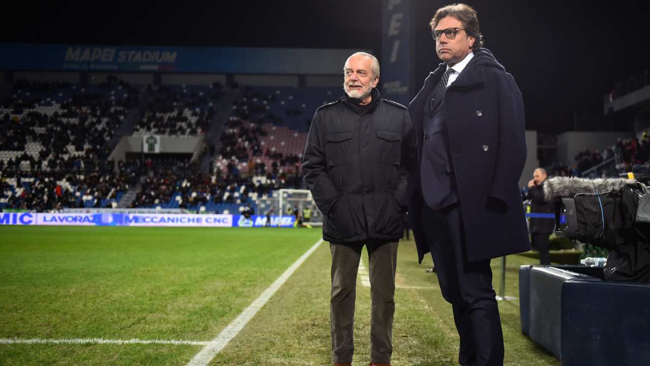 De Laurentiis Giuntoli Napoli parlano