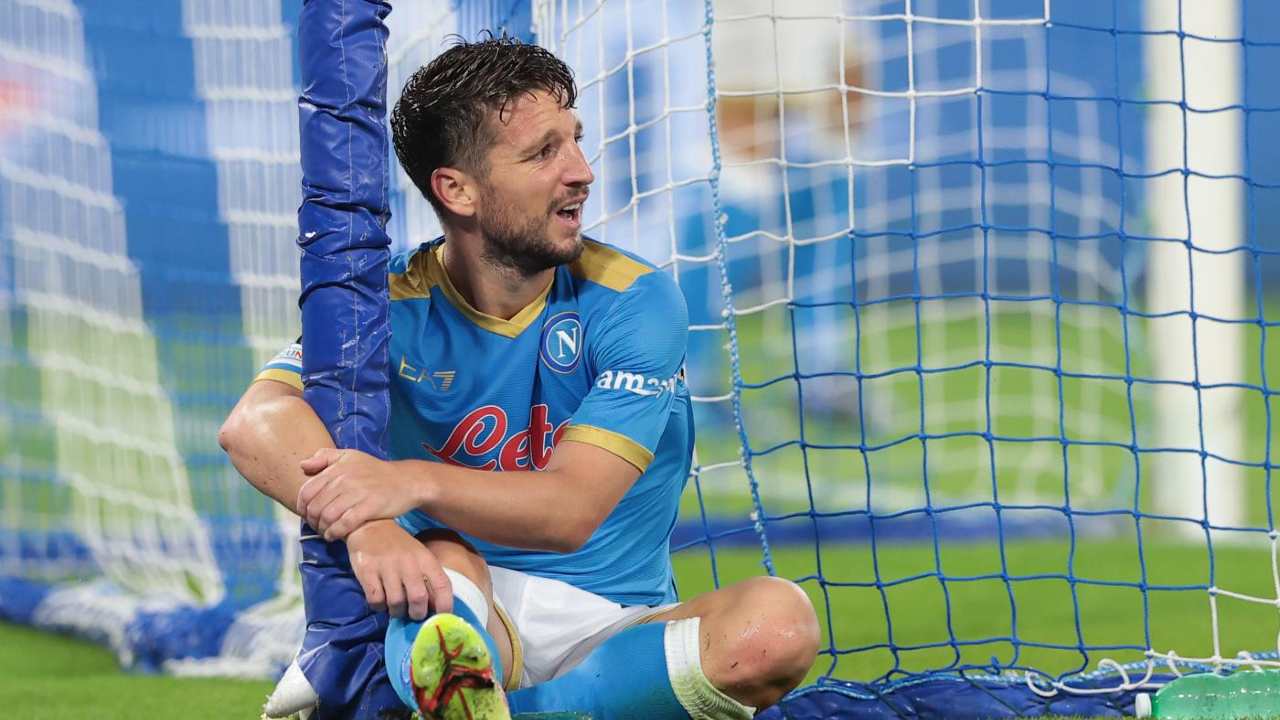 Dries Mertens Napoli Atalanta formazioni