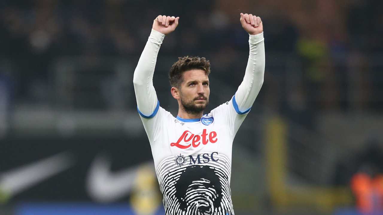 Mertens, attaccante del Napoli