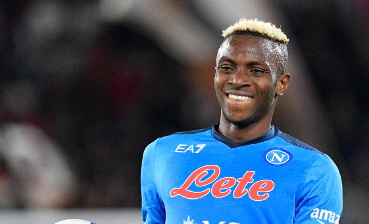 Osimhen, attaccante del Napoli 