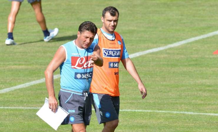 Walter Mazzarri e Goran Pandev 