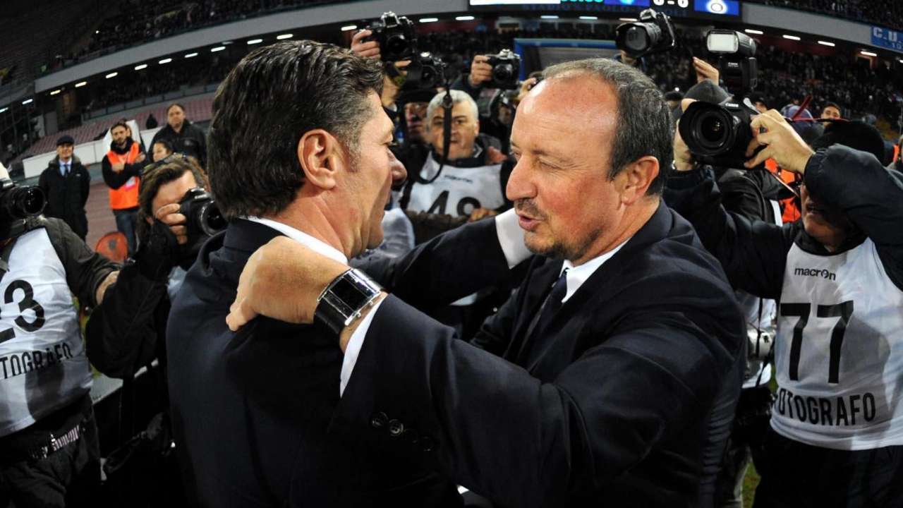 Walter Mazzarri e Rafa Benitez