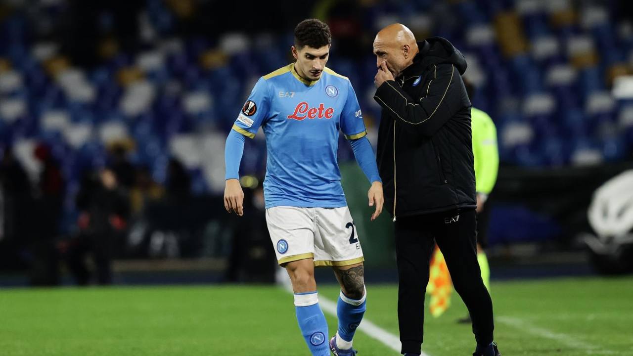 Di Lorenzo e Spalletti 