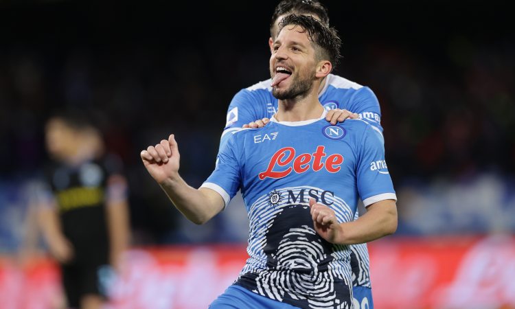 Dries Mertens Napoli esultanza