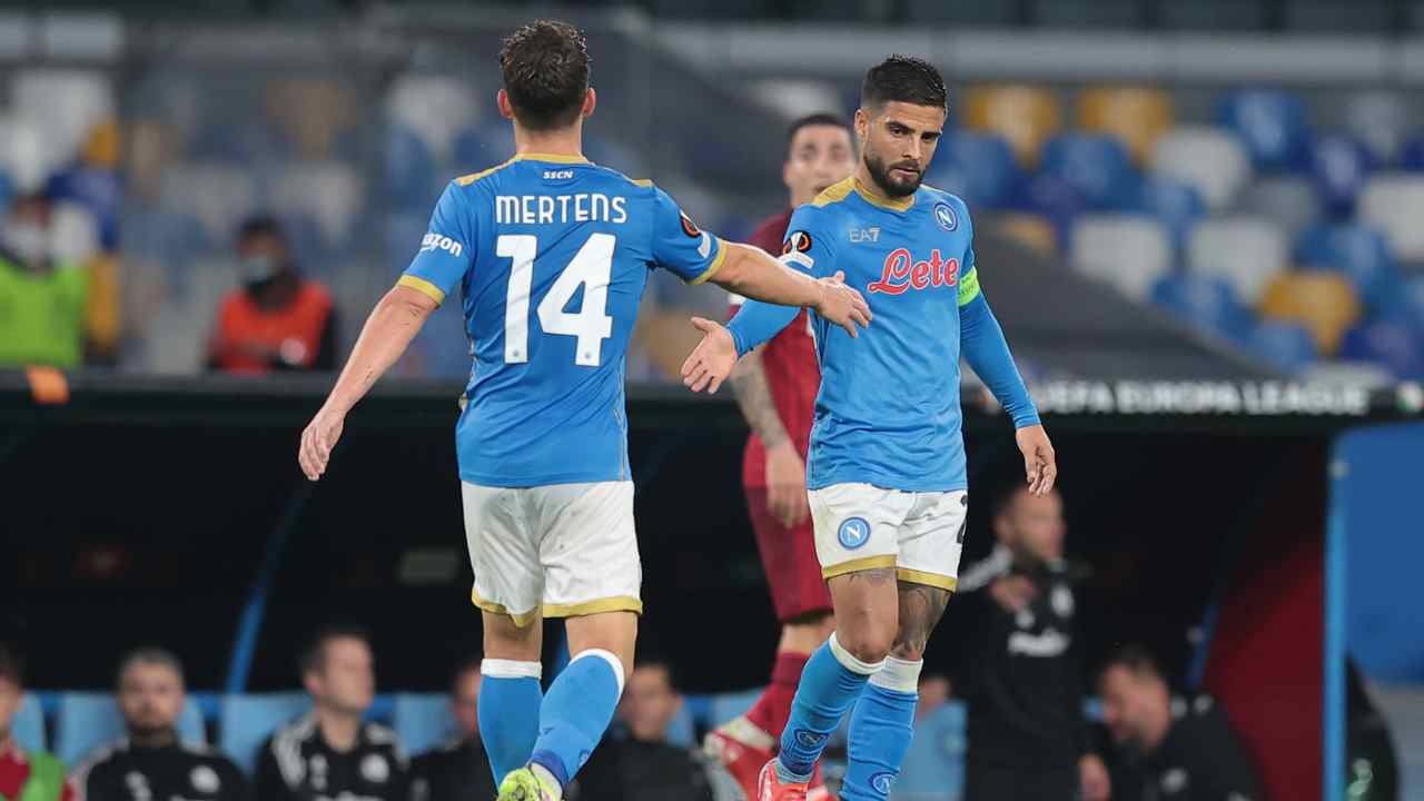 Dries Mertens e Lorenzo Insigne 