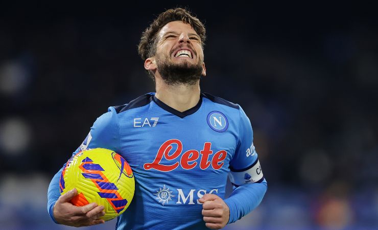 Mertens, attaccante del Napoli 