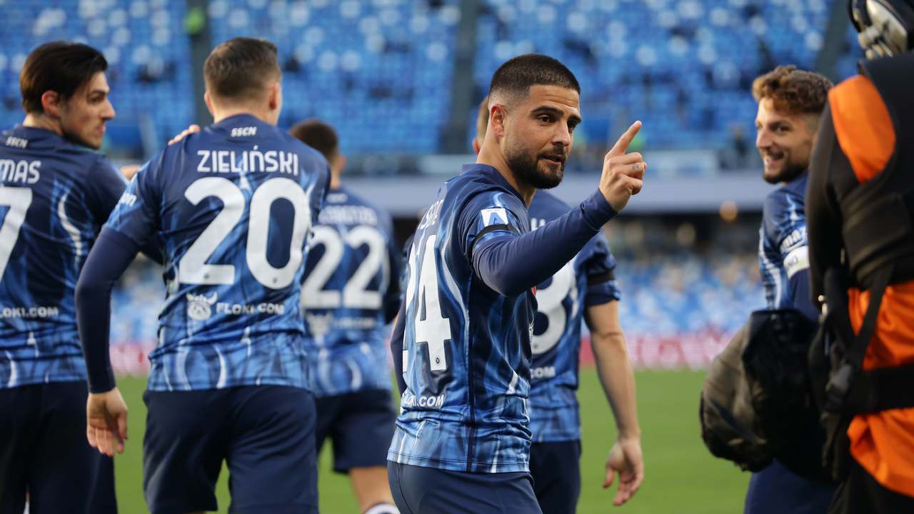 Lorenzo Insigne e la dedica alle telecamere