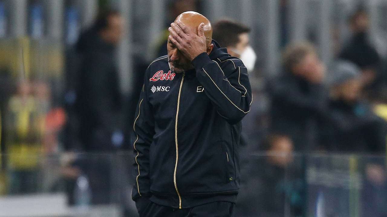 Luciano Spalletti disperato