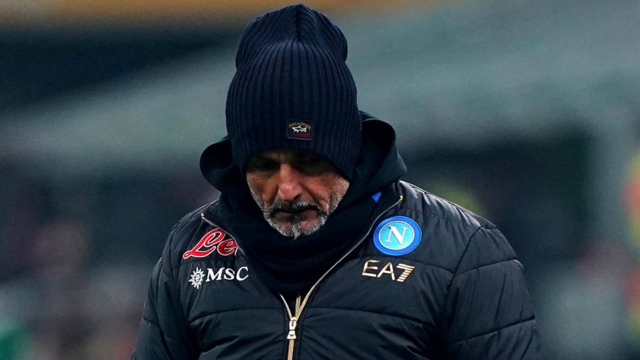 Luciano Spalletti Napoli sconsolato