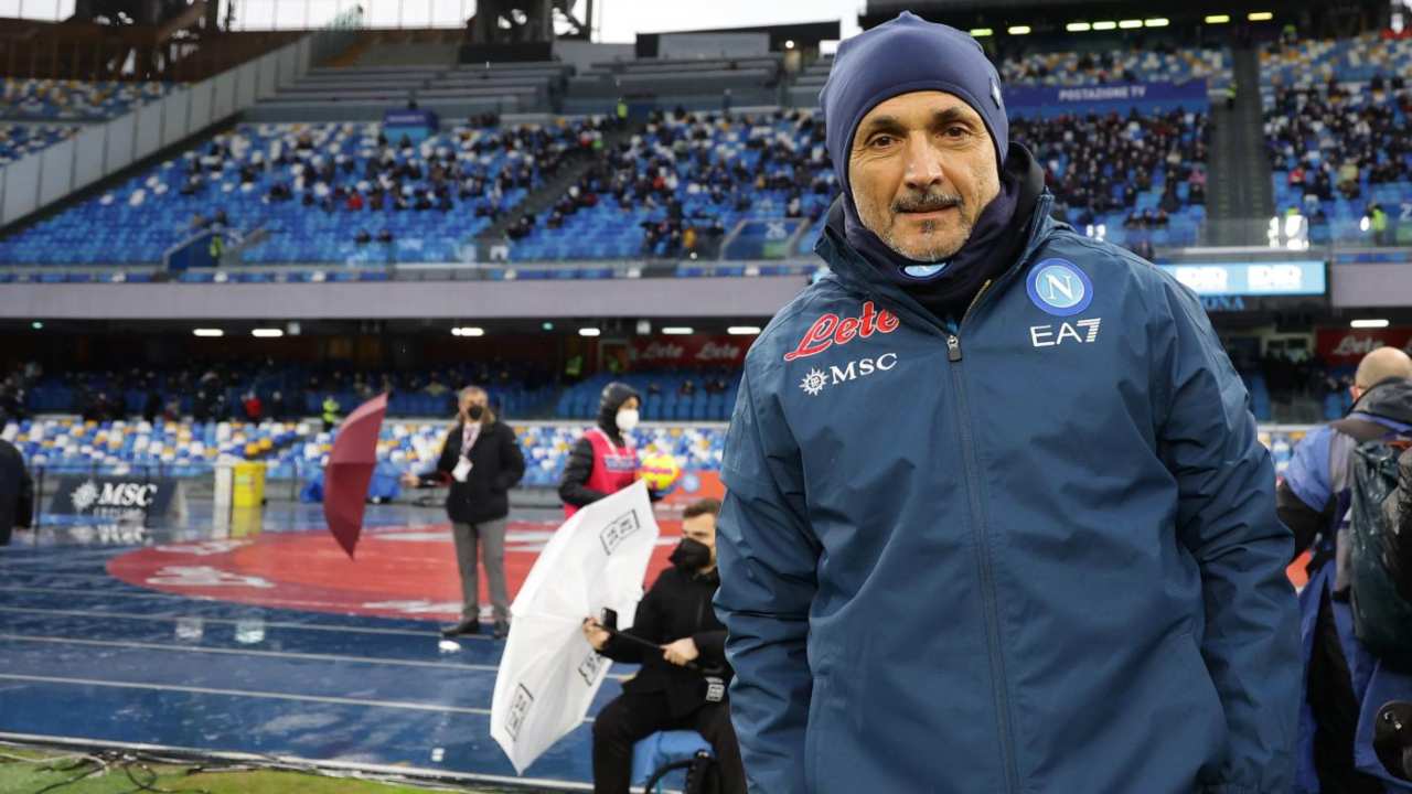 Napoli Luciano Spalletti sorride