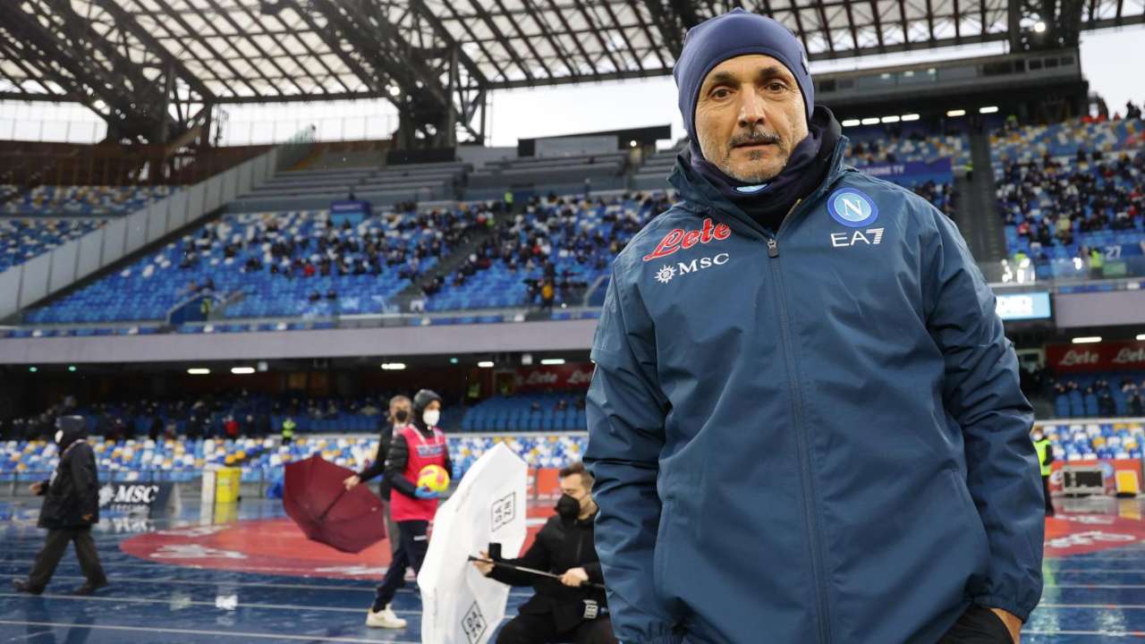 Luciano Spalletti Napoli sorride