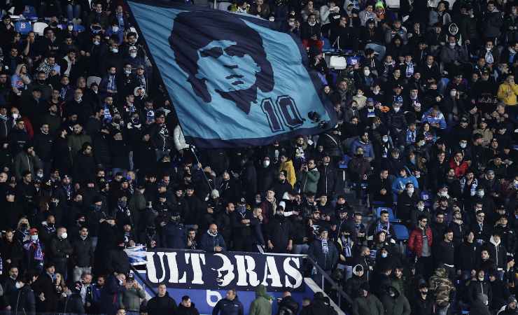 I tifosi del Napoli allo stadio Maradona 