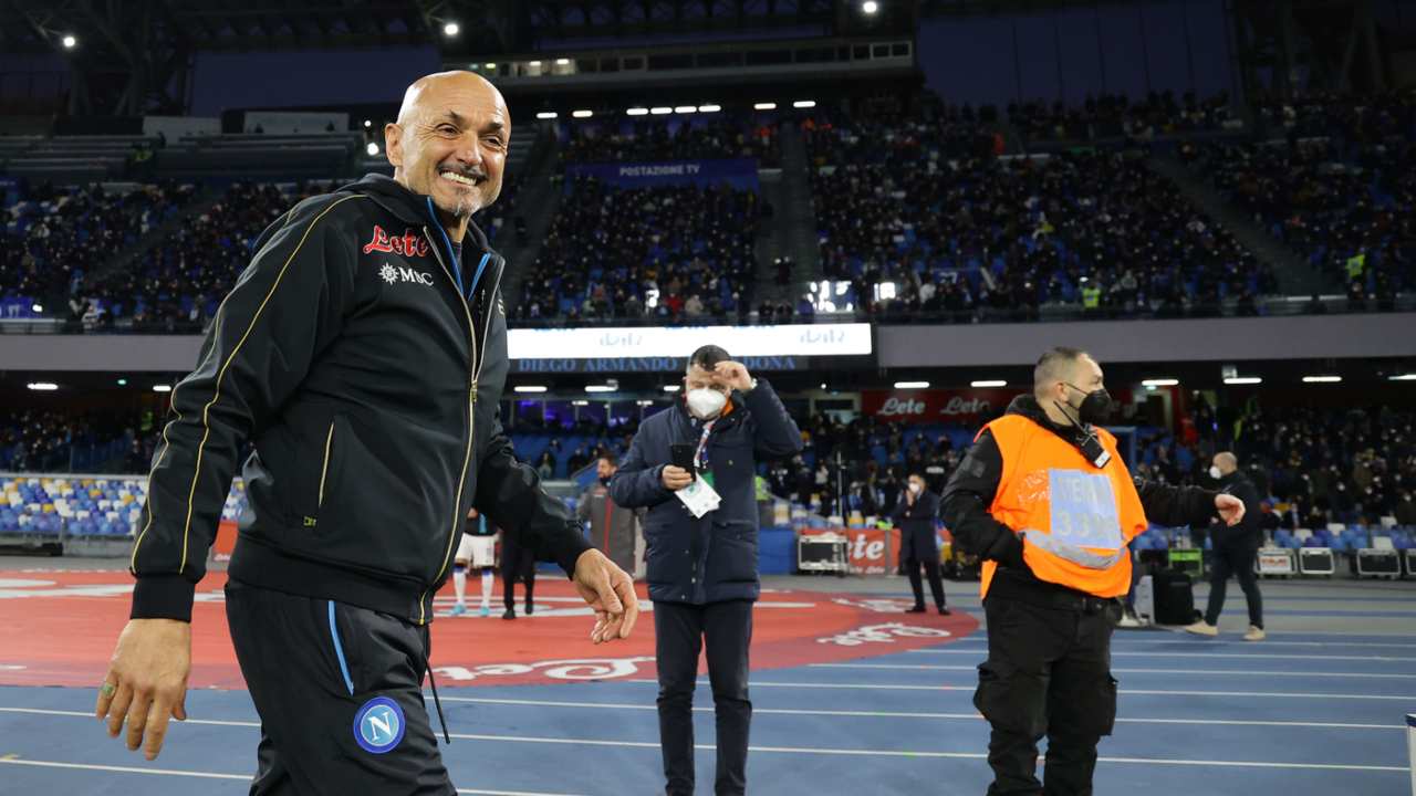 Luciano Spalletti sorride