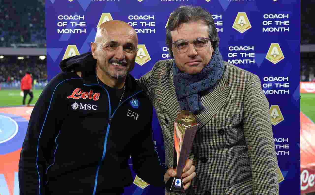 Giuntoli premia Spalletti