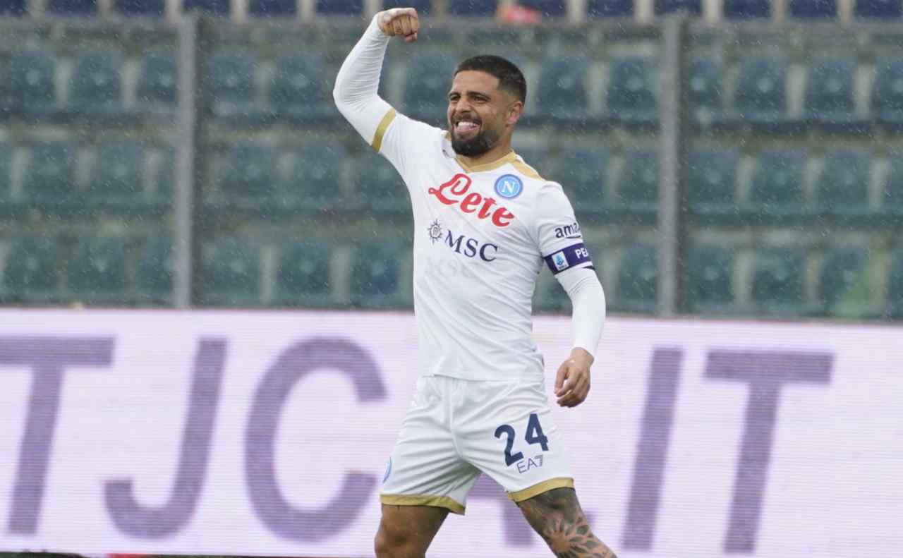 Insigne esulta 