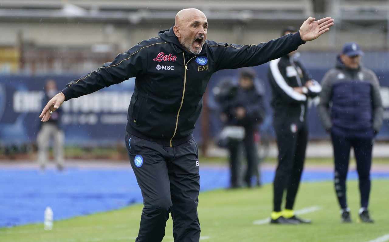 Spalletti dà indicazioni 