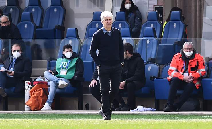 Gasperini in Atalanta-Napoli