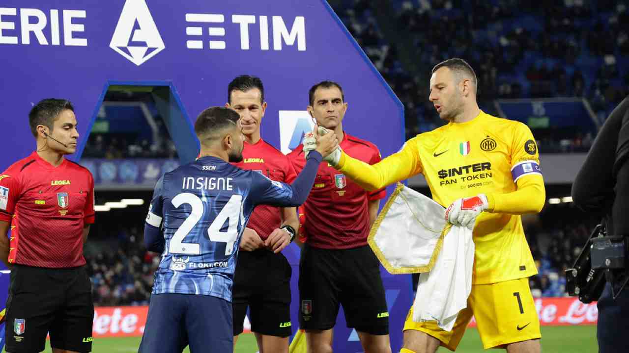 Insigne e Handanovic, capitani di Napoli e Inter