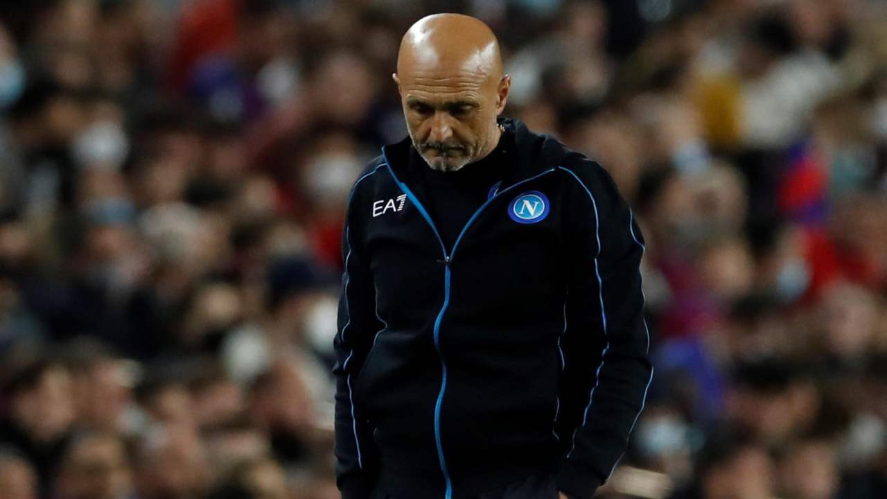 Luciano Spalletti sconsolato