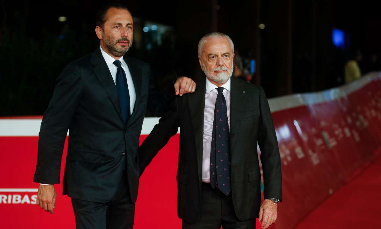 Aurelio e Luigi De Laurentiis in posa 