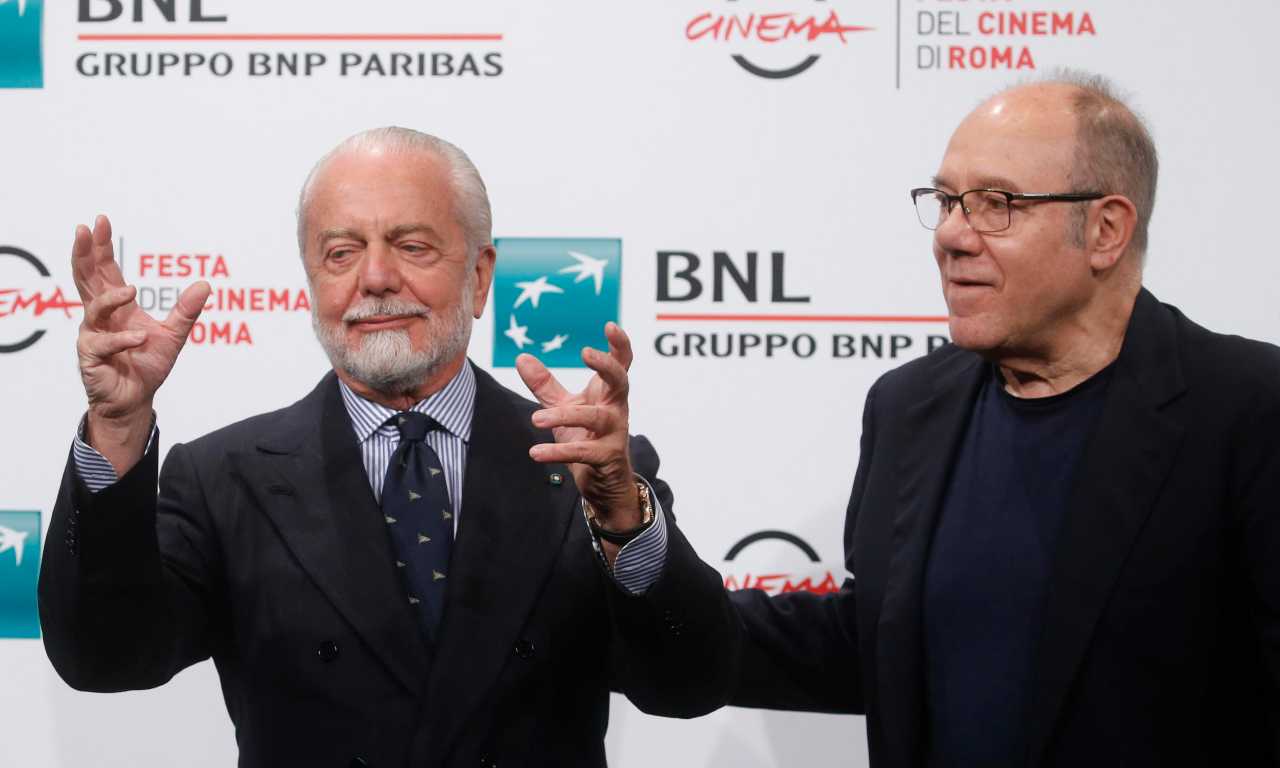 De Laurentiis con Carlo Verdone 