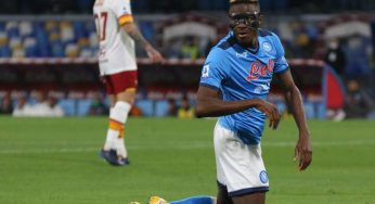 Il Napoli bacchetta Osimhen: ora non potrà più farlo