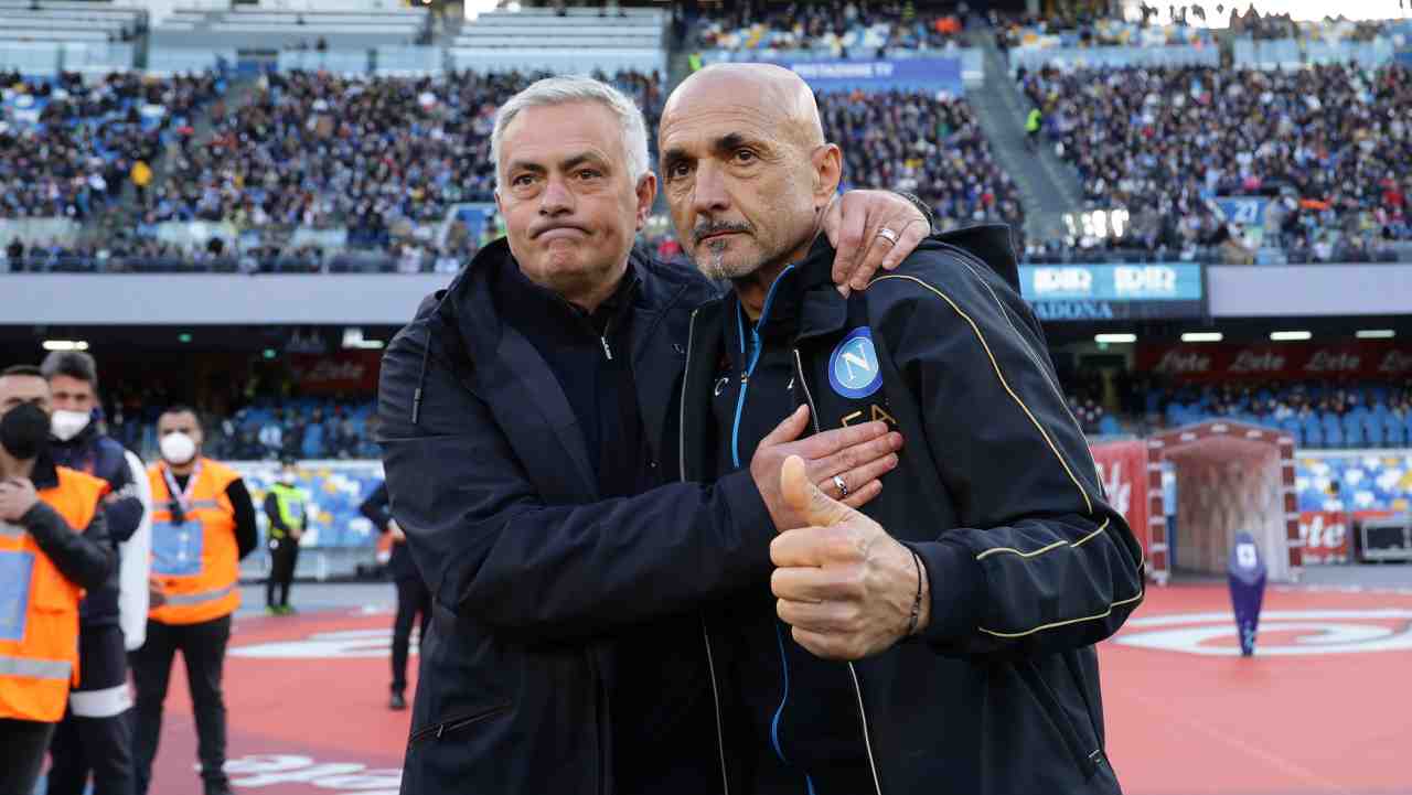 Spalletti e Mourinho 