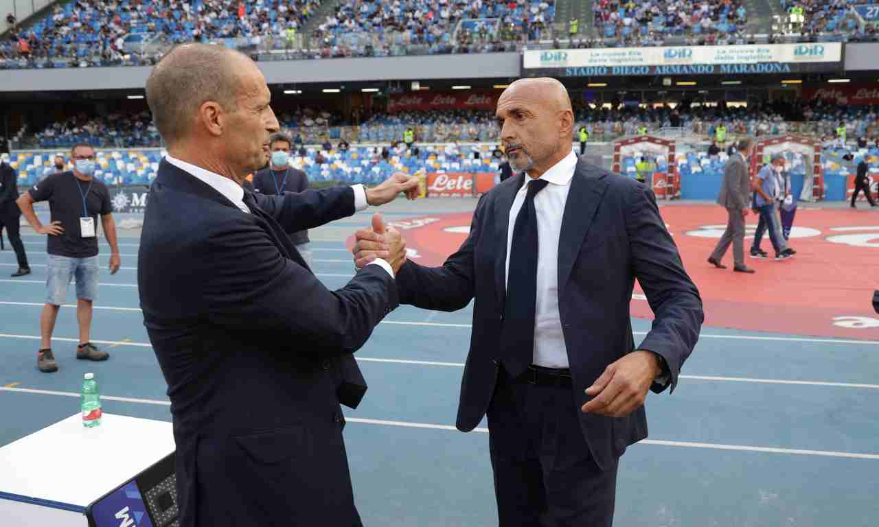 Spalletti ed Allegri si salutano