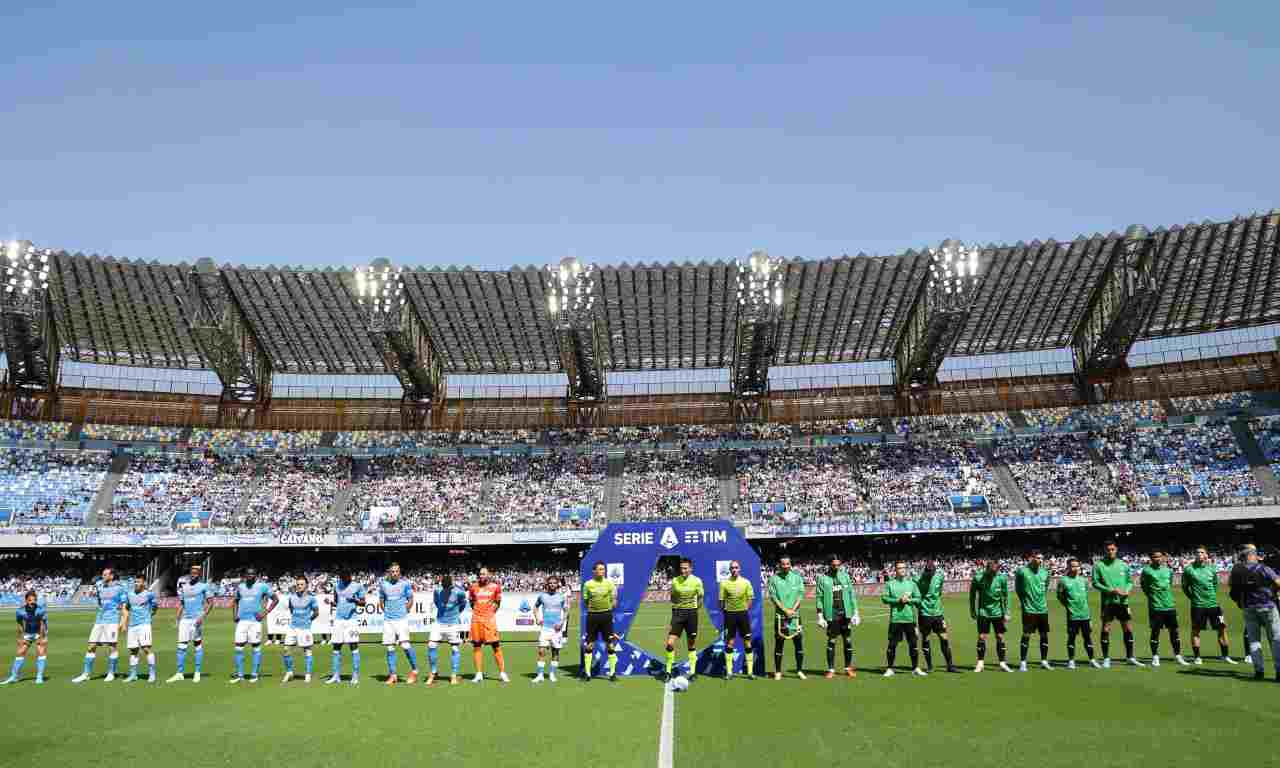 Napoli-Sassuolo al Maradona