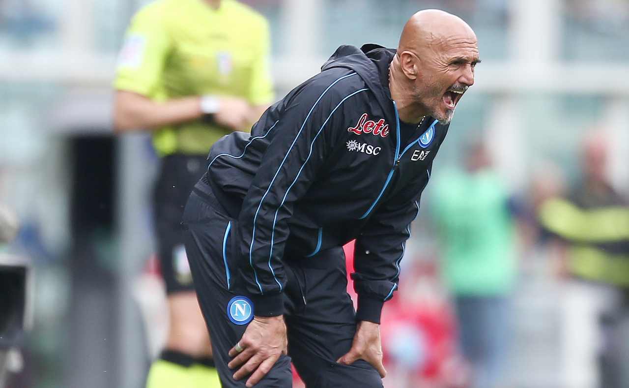 Luciano Spalletti urla 