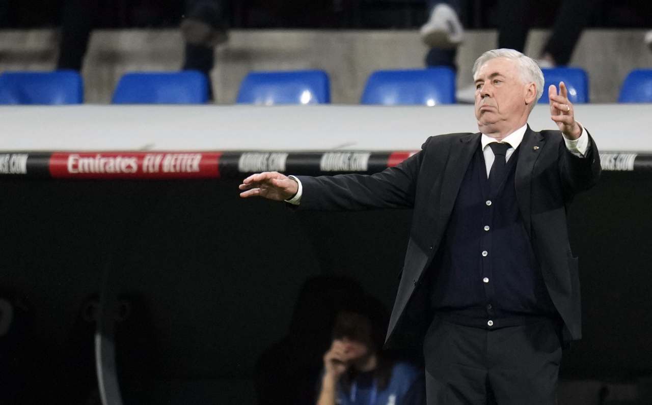 Carlo Ancelotti sorpreso 