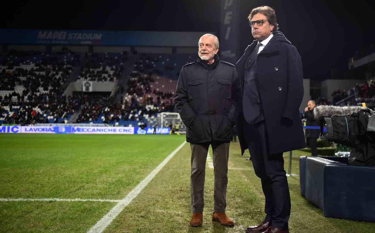 De Laurentiis con Giuntoli