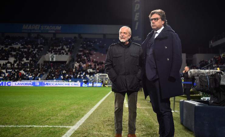 De Laurentiis e Giuntoli 