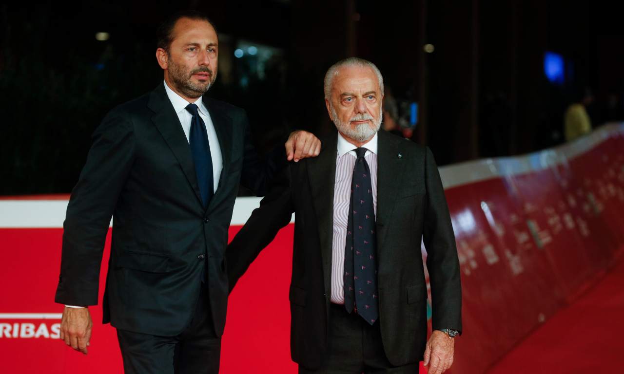 Aurelio e Luigi De Laurentiis in posa 