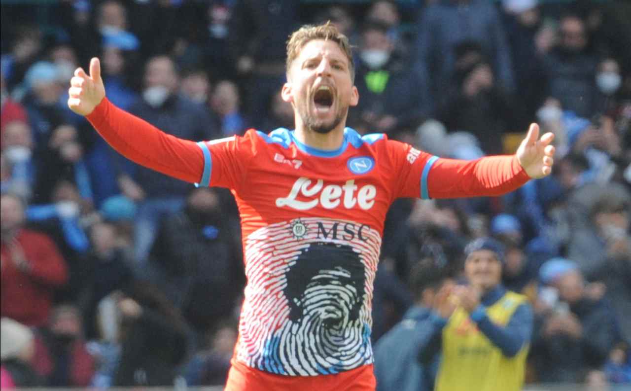 Dries Mertens arrabbiato 