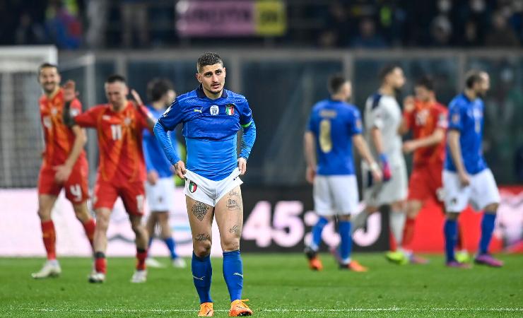 Verratti disperato dopo Italia-Macedonia dei playoff del Mondiale