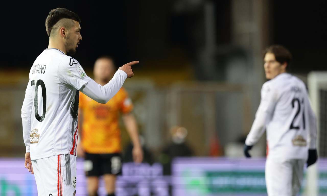 Gaetano con la maglia della Cremonese 