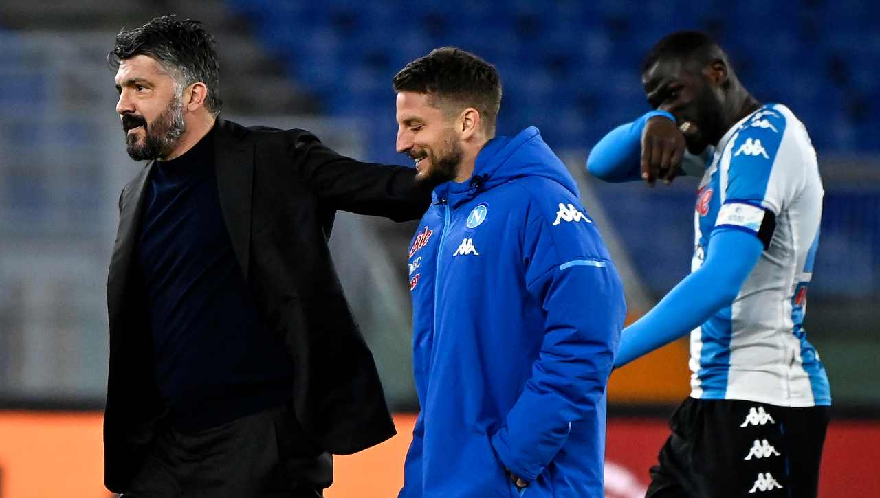 Gattuso con Mertens